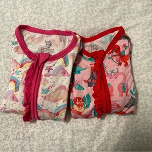Birdie Bean bundle of two size 2T zippy pajamas EUC